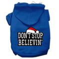 Load image into Gallery viewer, Christmas Pet Hoodie, "Don't Stop Believin"
