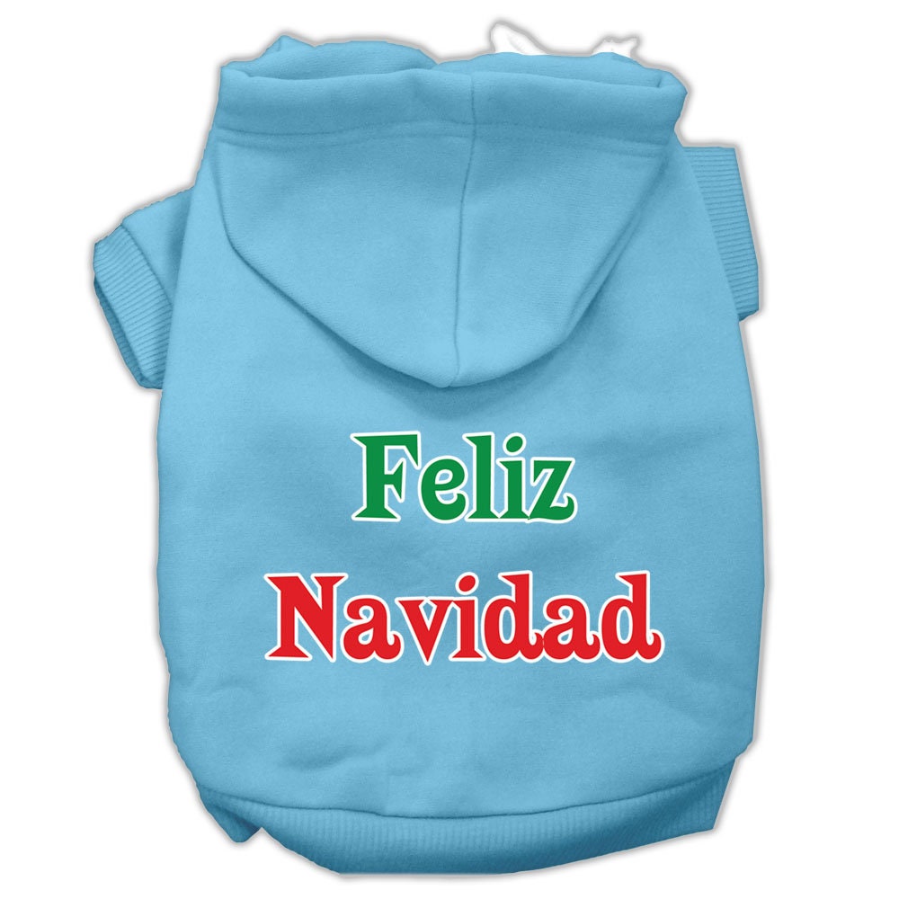 Christmas Pet Hoodie "Feliz Navidad"