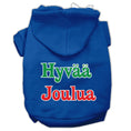 Load image into Gallery viewer, Pet Dog & Cat Hoodie Screen Printed, "Hyvaa Joulua"
