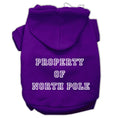 Load image into Gallery viewer, Christmas Pet Hoodie "Property of North Pole"
