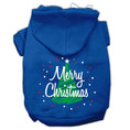 Load image into Gallery viewer, Christmas Pet Hoodie Screen Printed, "Scribble Merry Christmas"
