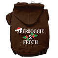 Load image into Gallery viewer, Christmas Pet Hoodie Screen Printed, "Aberdoggie & Fetch"
