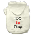 Load image into Gallery viewer, Pet Hoodie "I Do Bad Things"

