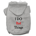 Load image into Gallery viewer, Pet Hoodie "I Do Bad Things"
