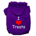 Load image into Gallery viewer, Pet Hoodie "I Love Treats"
