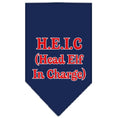 Load image into Gallery viewer, Christmas Pet and Dog Bandana Screen Printed, "Head Elf In Charge"
