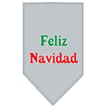 Load image into Gallery viewer, Christmas Pet and Dog Bandana Screen Printed, "Feliz Navidad"
