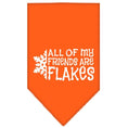 Load image into Gallery viewer, Christmas Pet and Dog Bandana, "All Of My Friends Are Flakes"
