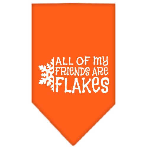 Christmas Pet and Dog Bandana, "All Of My Friends Are Flakes"