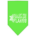 Load image into Gallery viewer, Christmas Pet and Dog Bandana, "All Of My Friends Are Flakes"
