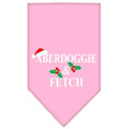 Load image into Gallery viewer, Christmas Pet and Dog Bandana Screen Printed, "Aberdoggie Christmas"
