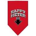 Load image into Gallery viewer, Pet and Dog Bandana Screen Printed, "Happy Meter"
