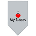 Load image into Gallery viewer, Pet and Dog Bandana Screen Printed, "I Love My Daddy"
