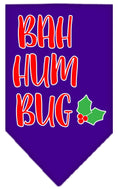 Load image into Gallery viewer, Christmas Pet and Dog Bandana Screen Printed, "Bah Humbug"
