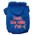 Load image into Gallery viewer, Christmas Pet Hoodie Screen Printed, "Deck the Halls Y'all"
