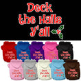 Load image into Gallery viewer, Christmas Pet Hoodie Screen Printed, "Deck the Halls Y'all"
