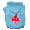 Load image into Gallery viewer, Christmas Pet Hoodie Screen Printed, "Middle Elf"
