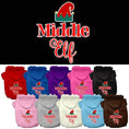 Load image into Gallery viewer, Christmas Pet Hoodie Screen Printed, "Middle Elf"
