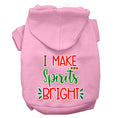 Load image into Gallery viewer, Christmas Pet Hoodie Screen Printed, "I Make Spirits Bright"
