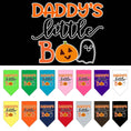 Load image into Gallery viewer, Halloween Pet and Dog Bandana Screen Printed, "Daddy's Little Boo"
