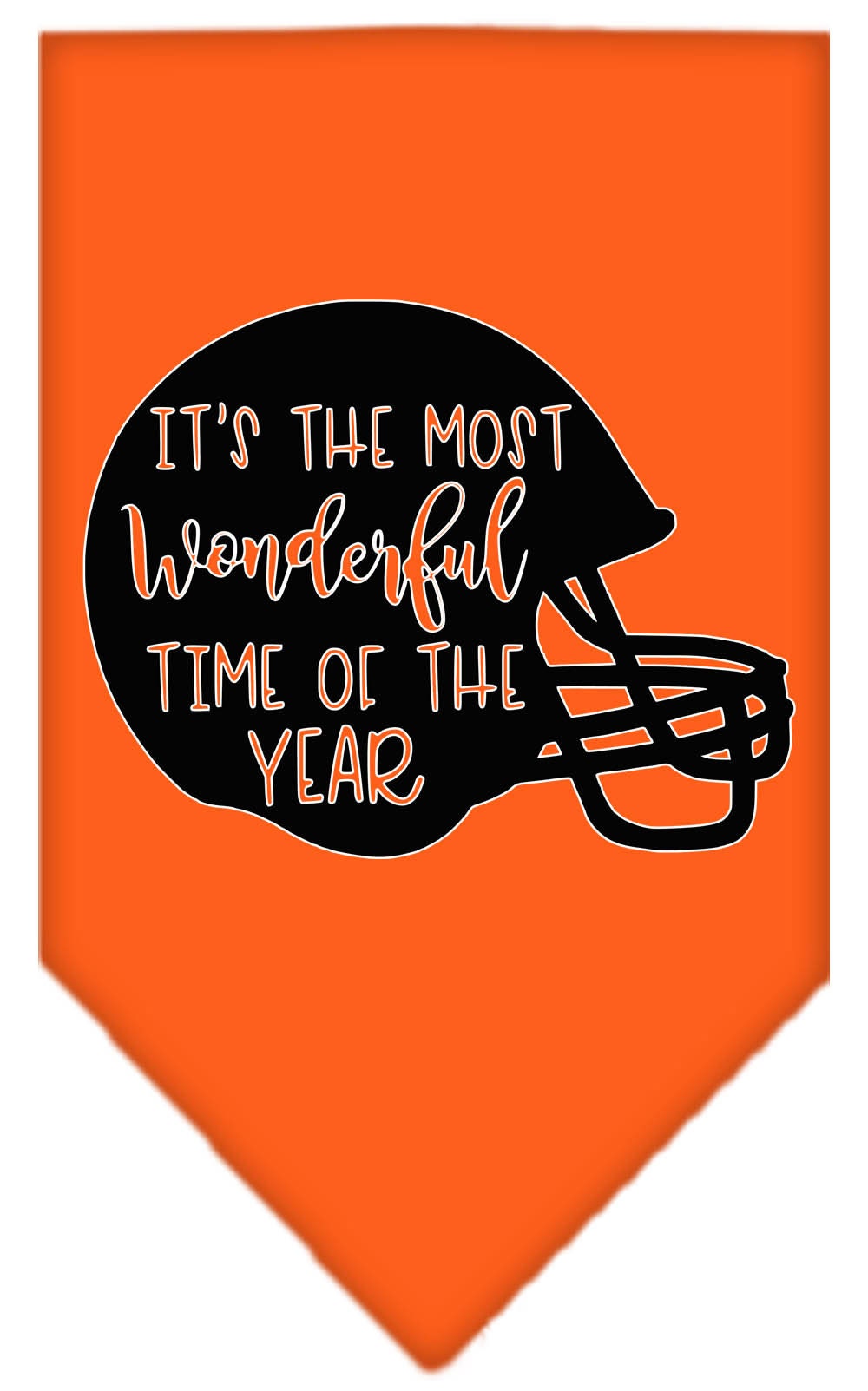 Pet and Dog Bandana, "Most Wonderful Time Of The Year (Football)"