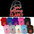 Load image into Gallery viewer, Christmas Pet Hoodie Screen Printed, "You Serious Clark?"
