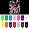 Load image into Gallery viewer, Pet and Dog Bandana Screen Printed, "It's All About That XOXO"
