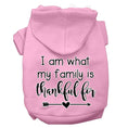Load image into Gallery viewer, Thanksgiving Pet Hoodie "What My Family Is Thankful For"
