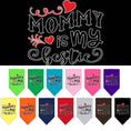 Load image into Gallery viewer, Pet and Dog Bandana Screen Printed, "Mommy Is My Bestie"
