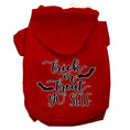 Load image into Gallery viewer, Halloween Pet Hoodie Screen Printed, "Trick Or Treat Yo' Self"
