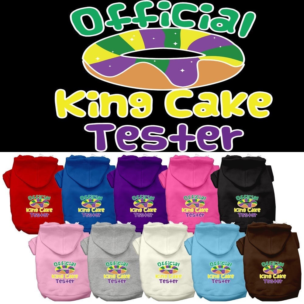 Pet Hoodie "King Cake Tester"