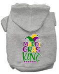 Load image into Gallery viewer, Pet Dog & Cat Hoodie Screen Printed, "Mardi Gras King"
