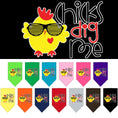 Load image into Gallery viewer, Pet and Dog Bandana Screen Printed, "Chicks Dig Me"
