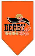 Load image into Gallery viewer, Pet and Dog Bandana Screen Printed, "Derby Doll"
