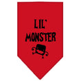 Load image into Gallery viewer, Halloween Pet and Dog Bandana Screen Printed, "Lil Monster"
