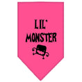 Load image into Gallery viewer, Halloween Pet and Dog Bandana Screen Printed, "Lil Monster"
