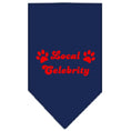 Load image into Gallery viewer, Pet and Dog Bandana Screen Printed, "Local Celebrity"
