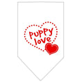Load image into Gallery viewer, Pet and Dog Bandana Screen Printed, "Puppy Love"
