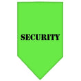 Load image into Gallery viewer, Pet and Dog Bandana Screen Printed, "Security"
