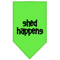 Load image into Gallery viewer, Pet and Dog Bandana Screen Printed, "Shed Happens"
