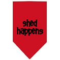 Load image into Gallery viewer, Pet and Dog Bandana Screen Printed, "Shed Happens"
