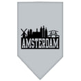Load image into Gallery viewer, Pet and Dog Bandana Screen Printed, "Amsterdam Skyline"
