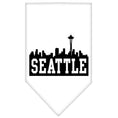 Load image into Gallery viewer, Pet and Dog Bandana Screen Printed, "Seattle Skyline"
