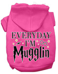 Load image into Gallery viewer, Pet Hoodie "Everyday I'm Mugglin"

