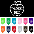Load image into Gallery viewer, Pet and Dog Bandana Screen Printed, "Teachers Pet"
