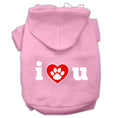 Load image into Gallery viewer, Pet Hoodie "I Love U"
