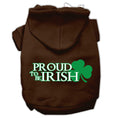 Load image into Gallery viewer, Pet Hoodie "Proud To Be Irish"
