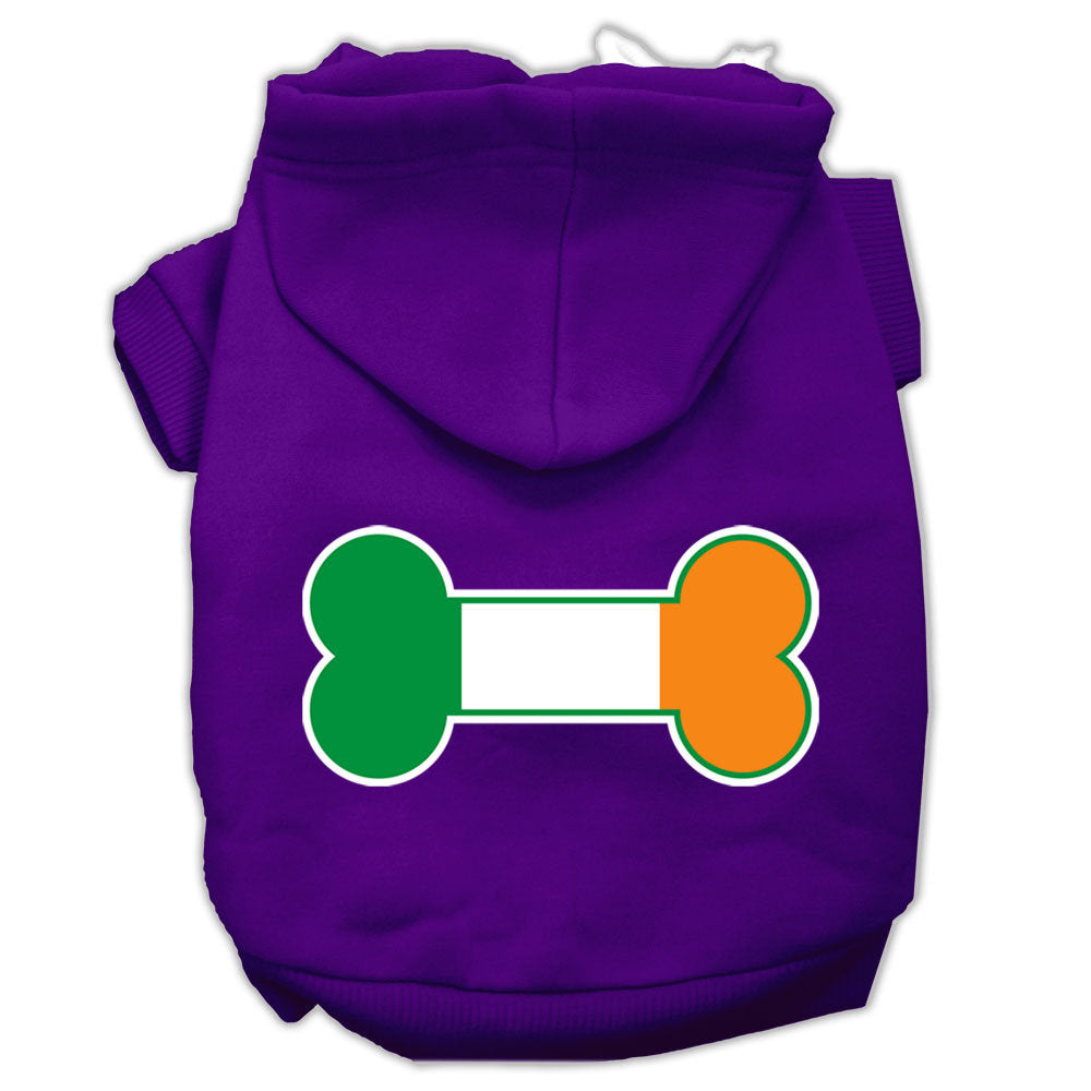 Pet Hoodie "Bone Shaped Ireland Flag"