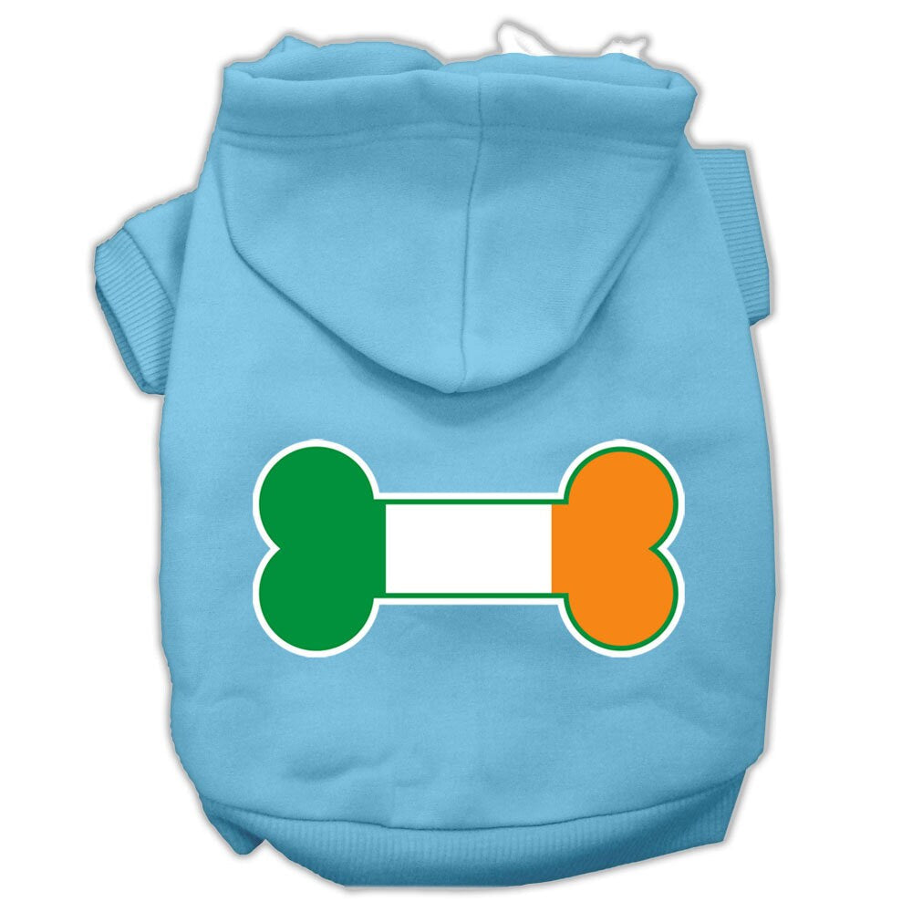 Pet Hoodie "Bone Shaped Ireland Flag"