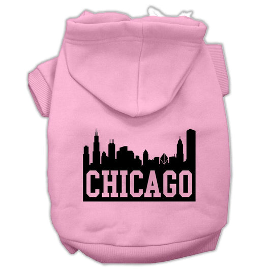 Pet Hoodie "Chicago Skyline"